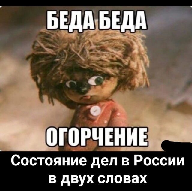 51 7 д огоРчіниъ Состояние дел в России в двух словах