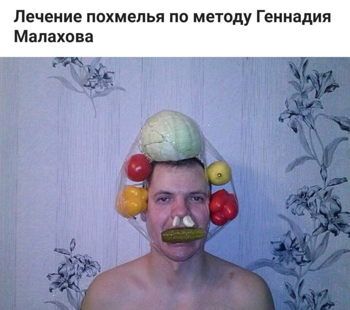 Лечение похмелья по методу Геннадия Малахова