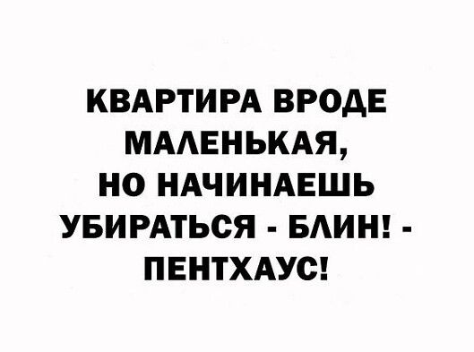 КВАРТИРА ВРОДЕ МААЕНЬКАЯ НО НАЧИНАЕШЬ УБИРАТЬСЯ БАИН ПЕНТХАУС