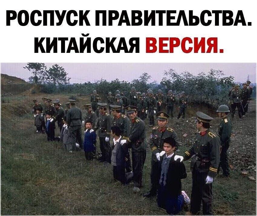 РОСПУСК ПРАВИТЕАЬСТВА КИТАЙСКАЯ ВЕРСИЯ и г ЧГп