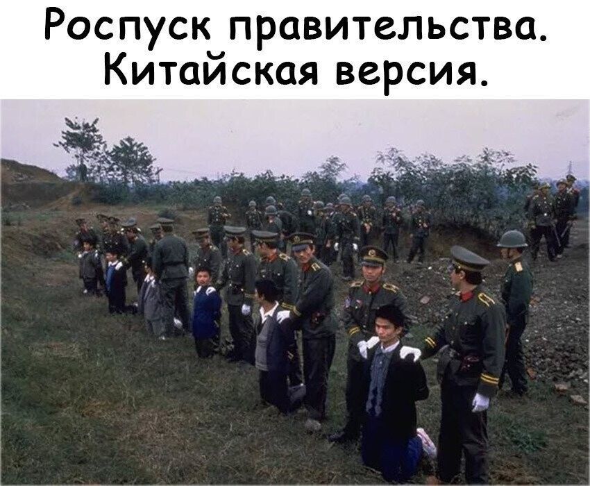 Роспуск правительства Китайская версия 1