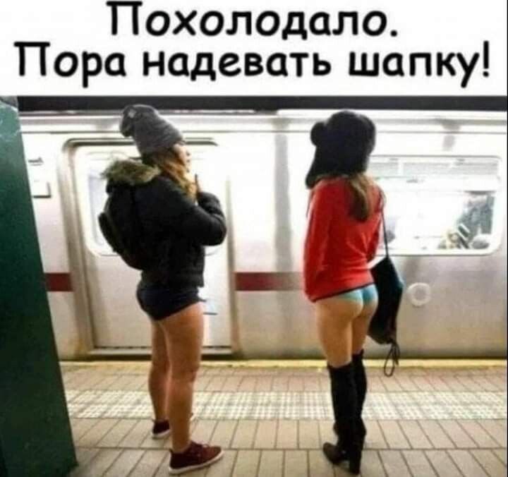 Похолодало Пора надевать шапку