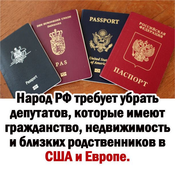 7 РАззрокт 3 о к НароЁБтребует убрать депутатов которые имеют гражданство недвижимость и близких родственников В