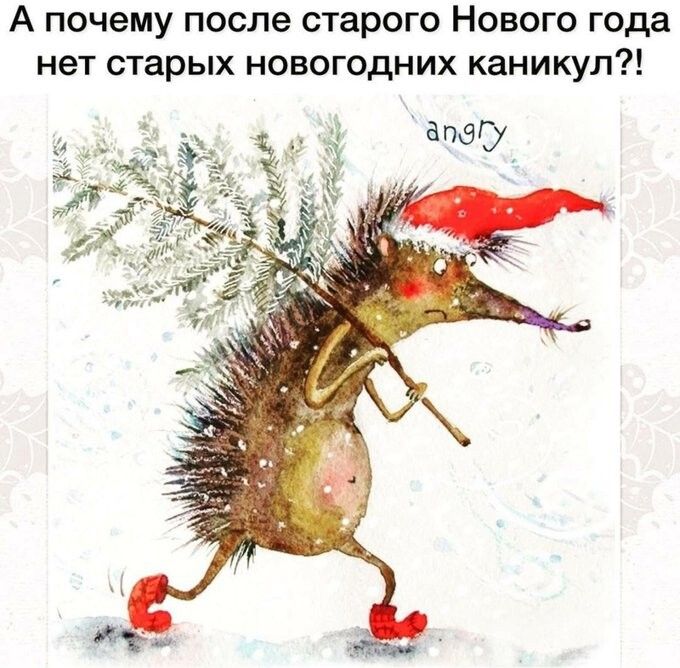 А почему после старого Нового года нет старых новогодних каникул