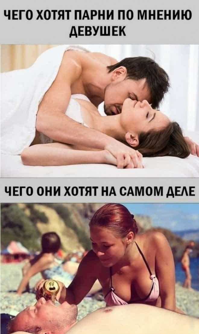 ЧЕГО ХОТЯТ ПАРНИ ПО МНЕНИЮ АЕВУШ ЕК _Т __пчі ЧЕГО ОНИ ХОТЯТ НА САМОМ дЕАЕ