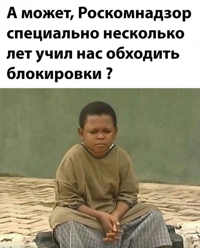 А может Роскомнадзор специально несколько лет учил нас обходить блокировки