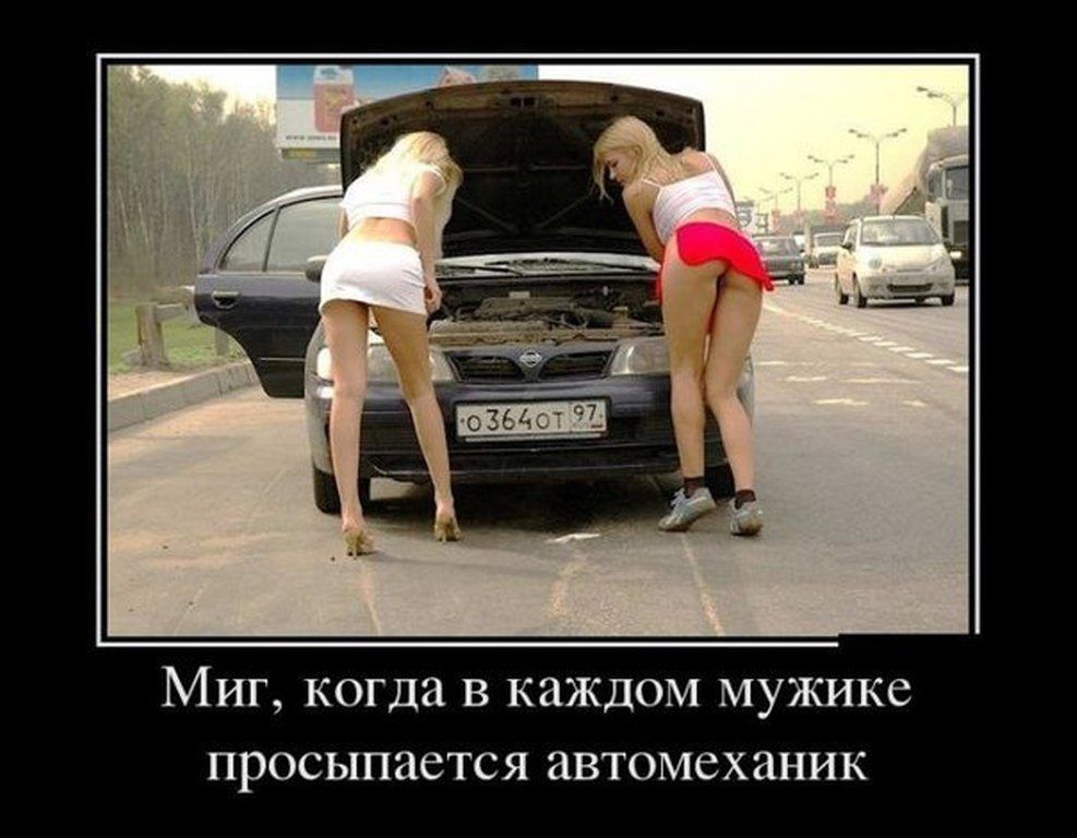 Миг когда в каждом мужике просыпается автомеханик