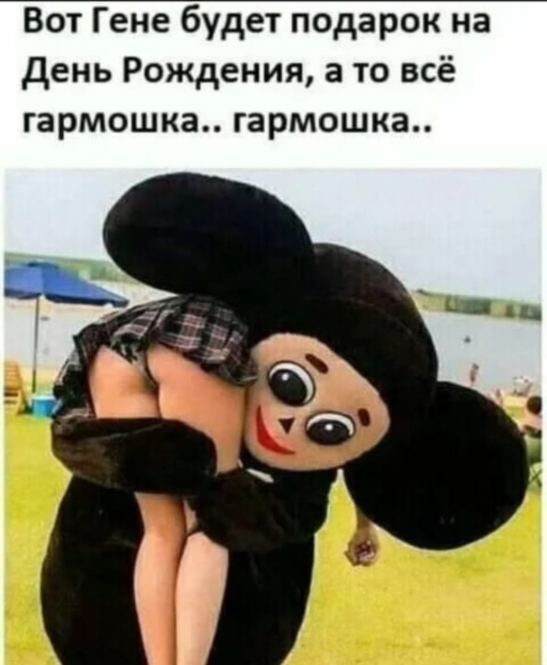 Вот Гене будет подарок на день Рождения а то всё гармошка гармошка