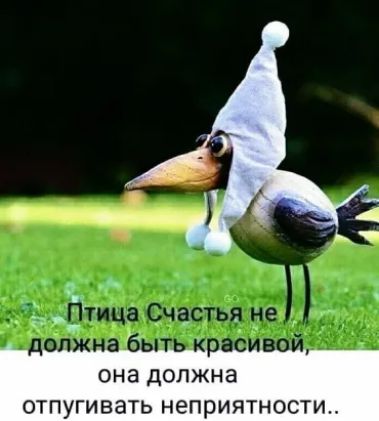 П она должна ОТПУГИВЗТЬ НЭПРИЯТНОСТИ