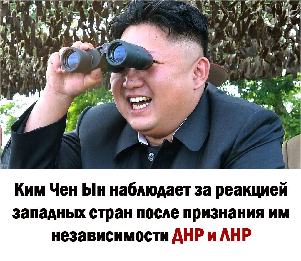 Кии Чен Ын наблюдаете реакцией западных стран после признании им независимости АИР и АНР