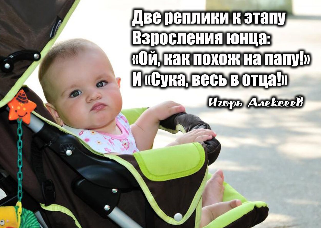 6 Ч Взпоспеиип юнца пой ини похож на папу