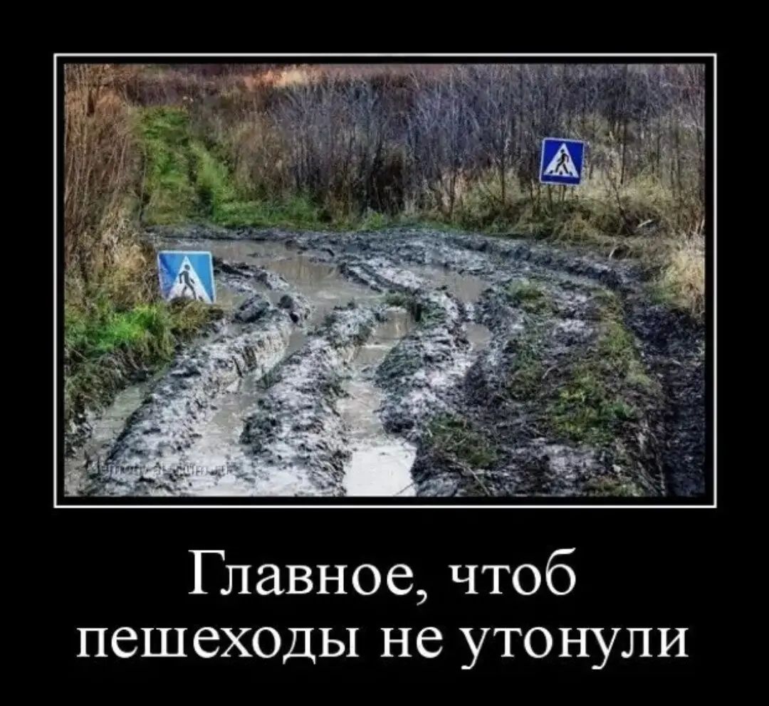 Главное чтоб пешеходы не утонули