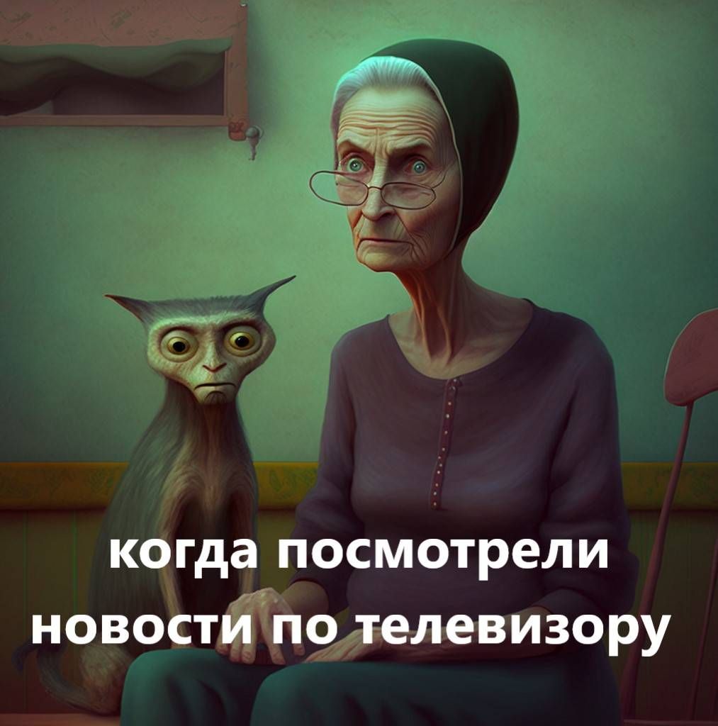 когда посмотрели новостйпо телевизору