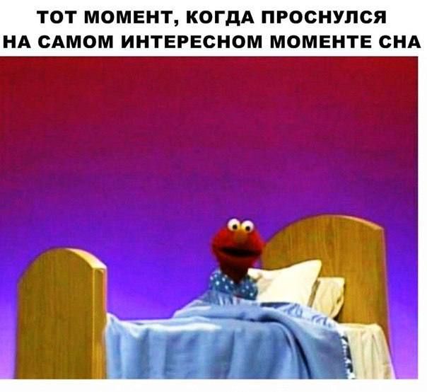 ТОТ МОМЕНТ КОГДА ПРОСНУПСЯ А САМОМ ИНТЕРЕСНОМ МОМЕНТЕ СНА