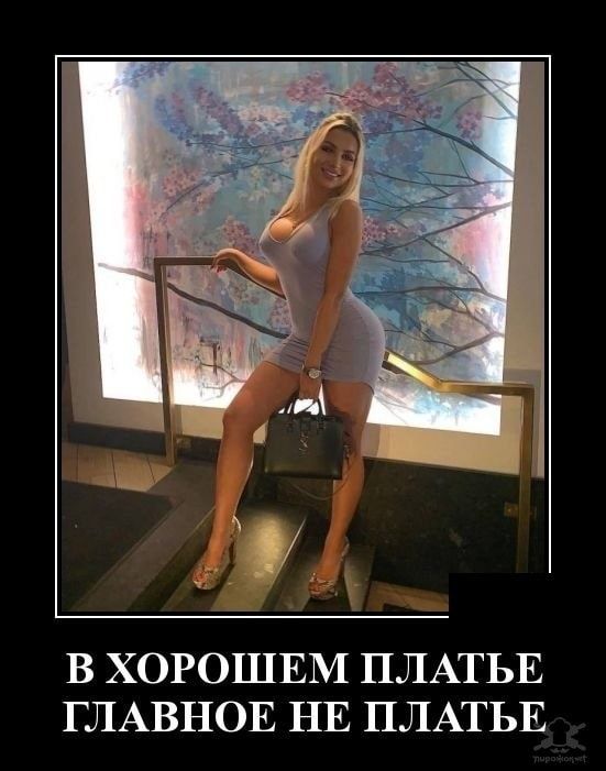 В ХОРОШЕМ ПЛАТЬЕ ГЛАВНОЕ НЕ ПЛАТЬЕ