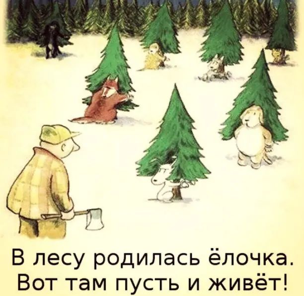 В лесу родилась ёлочка Вот там пусть и живёт