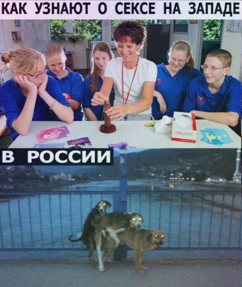 КАК УЗНАЮТ 0 СЕКСЕ НА ЗАПАДЕ