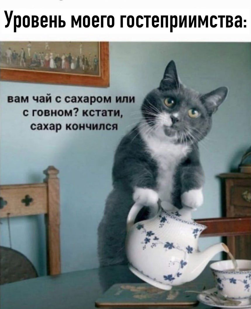 Уровень моего гостеприимства
