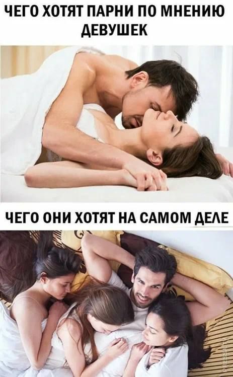 ЧЕГО ХОТЯТ ПАРНИ ПО МНЕНИЮ ДЕВУШЕК