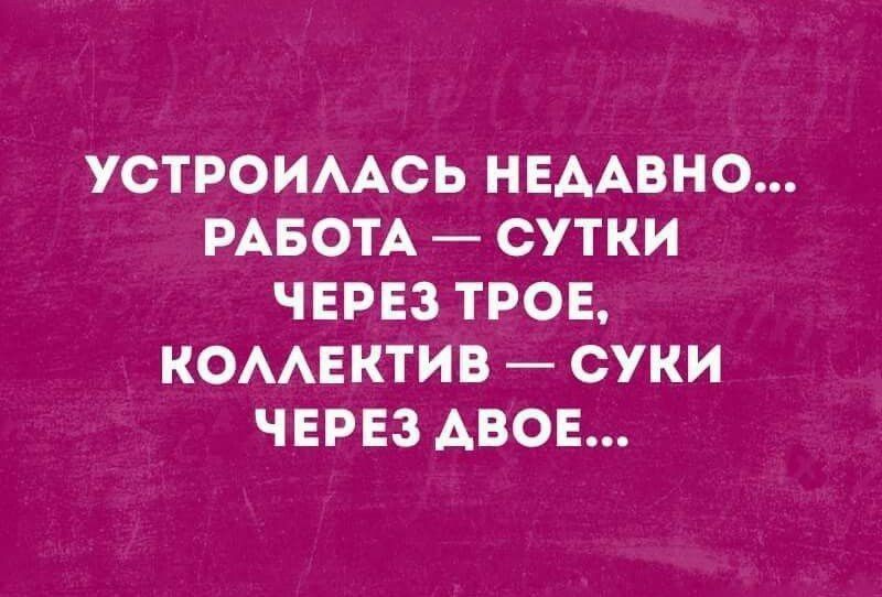 УСТРОИААСЬ НЕААВНО РАБОТА СУТКИ ЧЕРЕЗ ТРОЕ КОААЕКТИВ СУКИ ЧЕРЕЗ АВОЕ