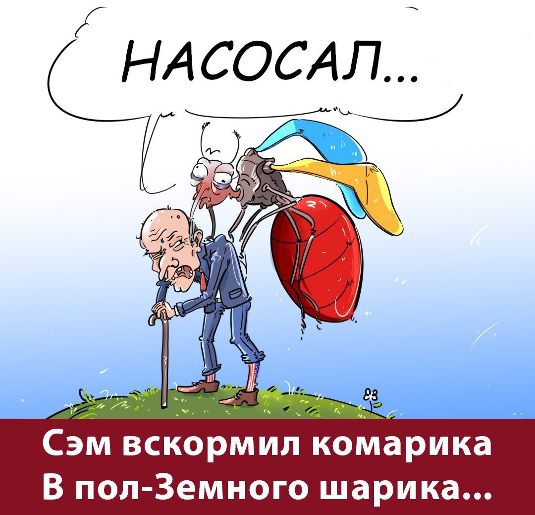 НАСОСАП дач Сэм вскЬрмил комарика В поп Земного шарика