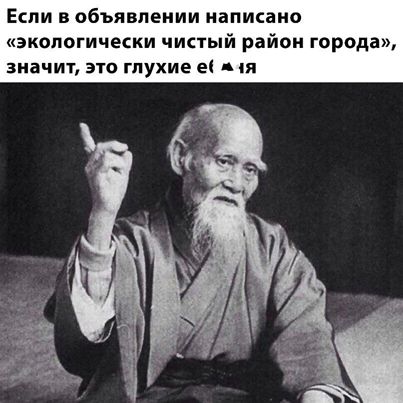 Если в объявлении написано экологически чистый район города значит это глухие е А на