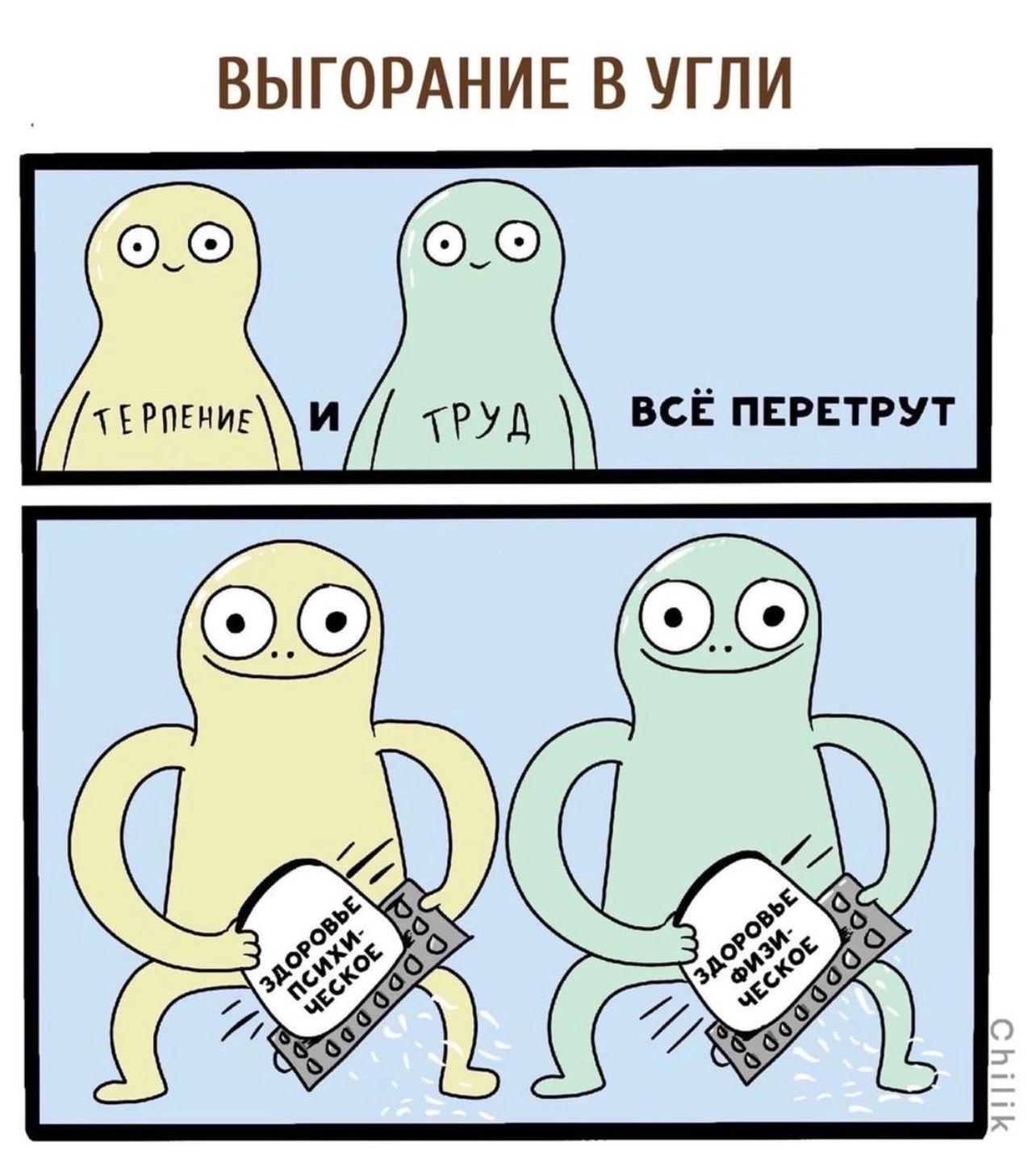 ВЫГОРАНИЕ В УГЛИ