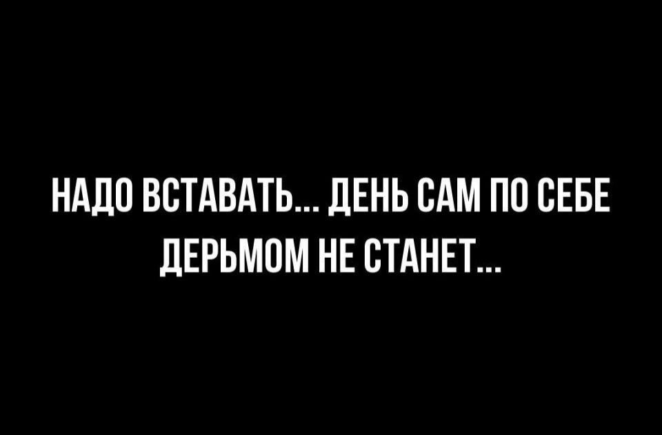 НАДО ВБТАВАТЬ ЛЕНЬ САМ ПО СЕБЕ дЕРЬМОМ НЕ СТАНЕТ