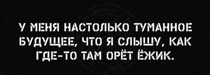 МЕНЯ НАСТОЛЬКО ТУМАННОЕ 5Д ЧТО Я СЛЫШУ КАК ГДЕ О ТАМ ОРЁТ ЁЖИК