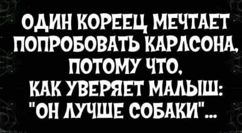 ОАИН КОРЕЕЦ МЕЧТАЕТ ПОПРОБОВАТЬ КАРАООНА ПОТОМУ ЧТО КАК УВЕРЯЕТ МАЛЫШ ОН АУЧШЕ СОБАКИ