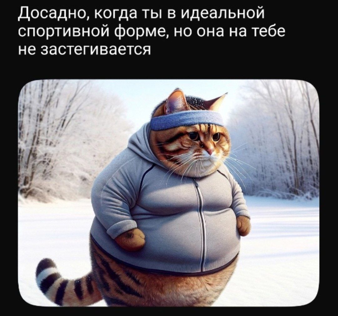 Досадно когда ты в идеальной спортивной форме но она на тебе не застегивается