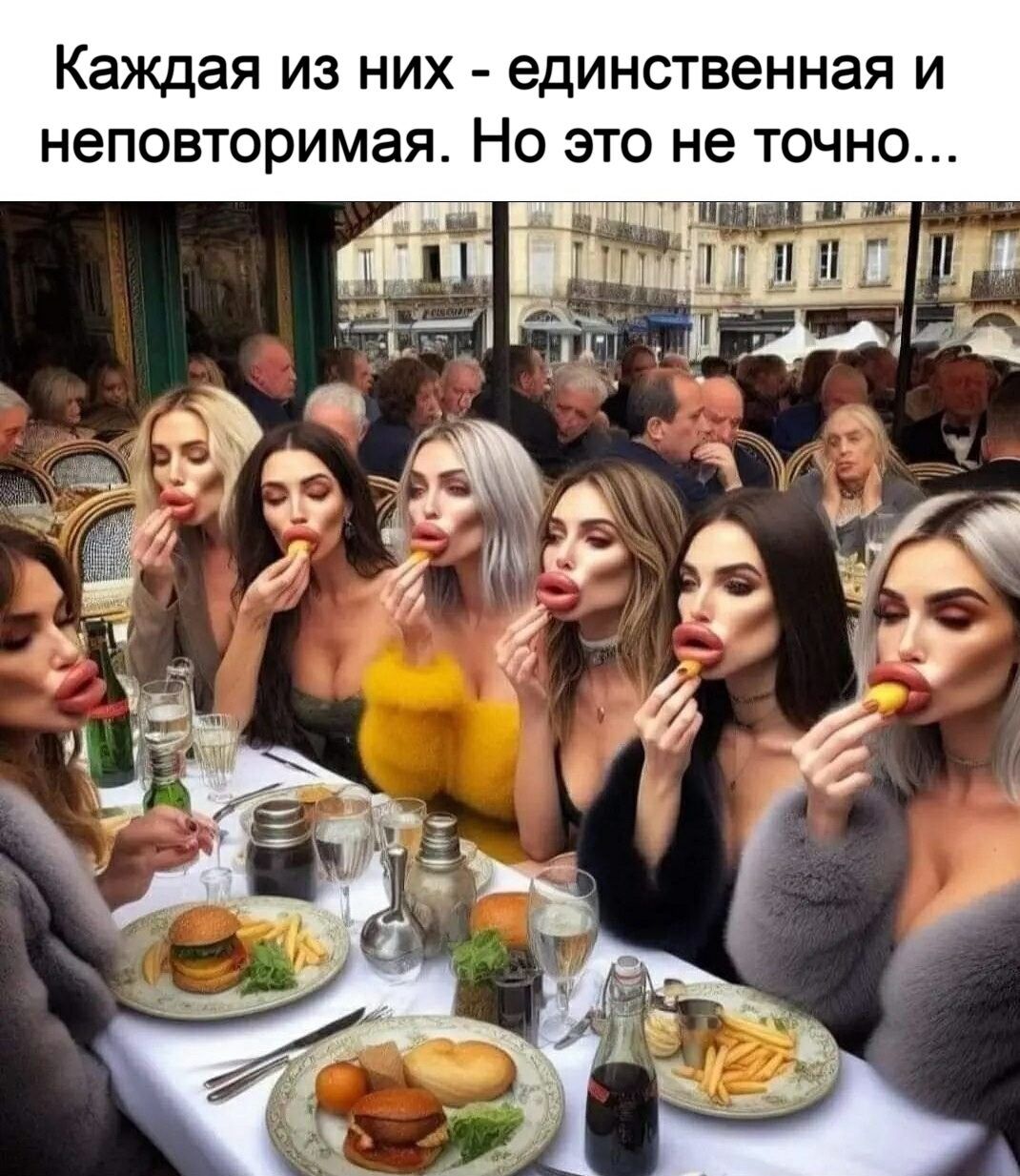 Каждая из них единственная и неповторимая Но это не точно