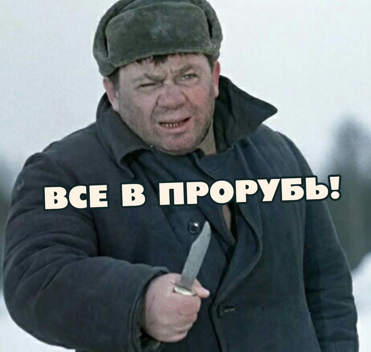 ВСЕ В ПРОРУБЬ к