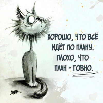 ХОРОШО ЧТО ВАЁ ИДЁТ ПО ПЛАНУ ПЛОХО ЧТО ПЛАН ГОВНО
