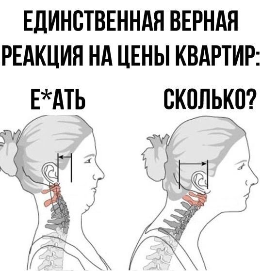 ЕДИНСТВЕННАЯВЕРНАЯ РЕАКЦИЯ НА ЦЕНЫ КВАРТИР ЁАТЬ СКОЛЬКО к С