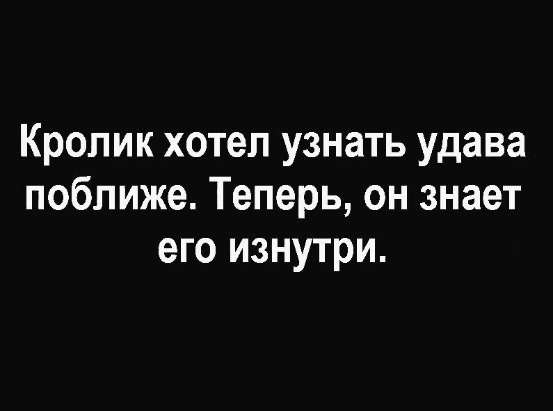 Кролик хотел узнать удава поближе Теперь он знает его изнутри