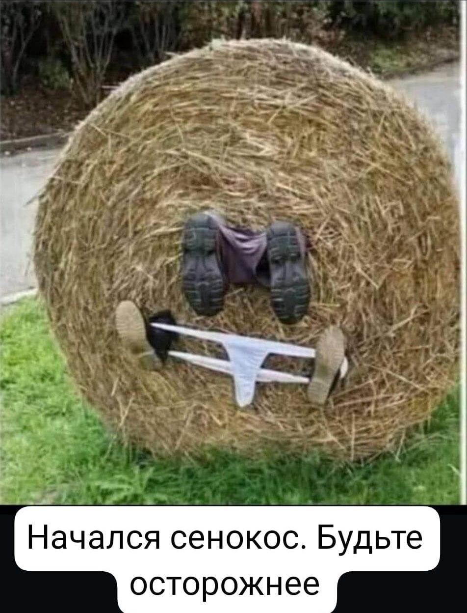 Начался сенокос Будьте осторожнее