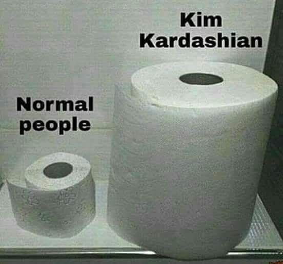 Kim Kardashian
Normal people