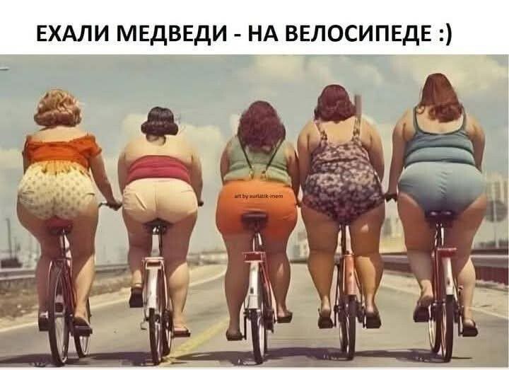 ЕХАЛИ МЕДВЕДИ - НА ВЕЛОСИПЕДЕ :)