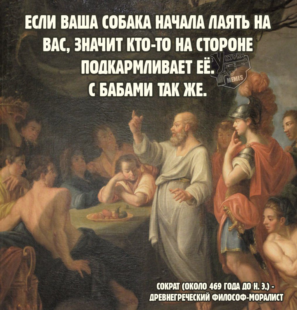 ЕСЛИ ВАША СОБАКА НАЧАЛА ЛЯТЬ НА ВАС, ЗНАЧИТ КТО-ТО НА СТОРОНЕ ПОДКАРМЛИВАЕТ ЕЁ. С БАБАМИ ТАК ЖЕ.