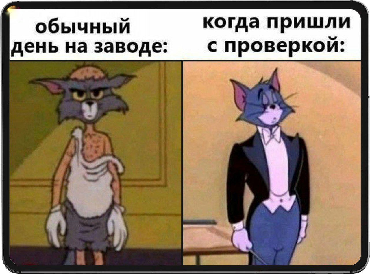 обычный день на заводе: когда пришли с проверкой: