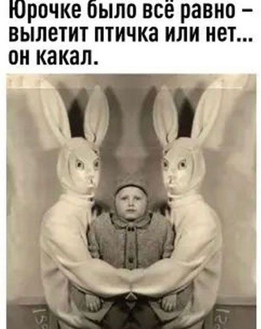 Юрочке было всё равно – вылетит птичка или нет… он какал.