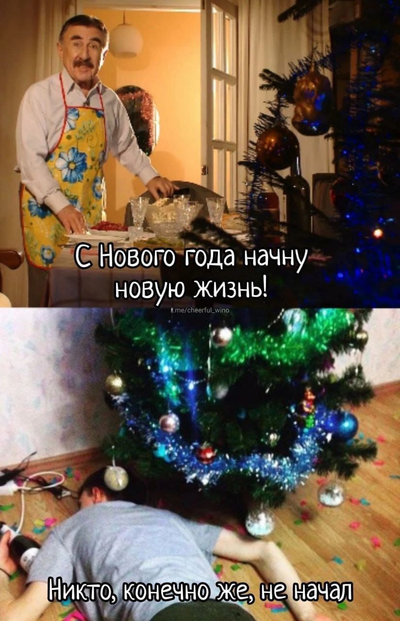 С Нового года начну новую жизнь! Никто, конечно же, не начал