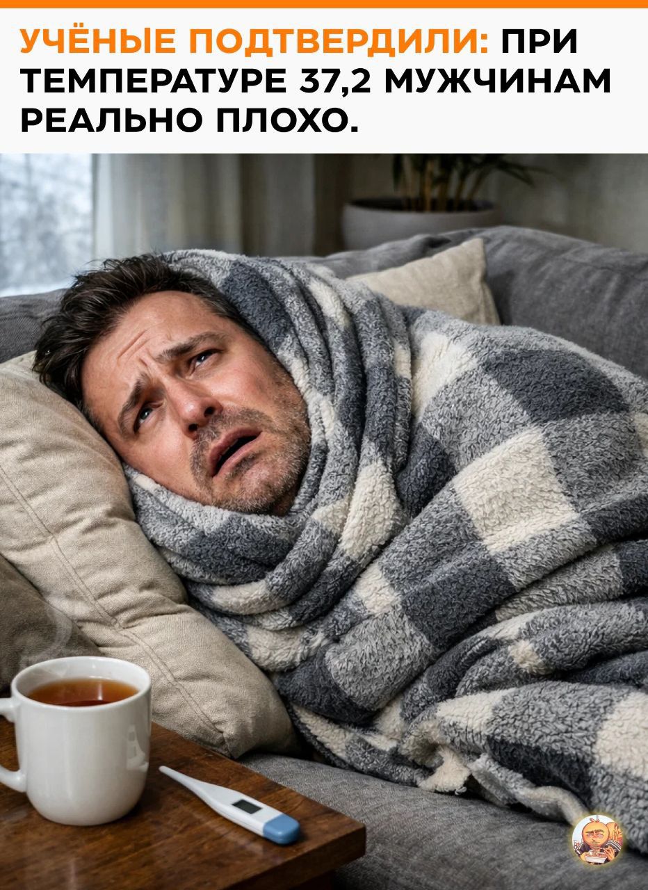 УЧЁНЫЕ ПОДТВЕРДИЛИ: ПРИ ТЕМПЕРАТУРЕ 37,2 МУЖЧИНАМ РЕАЛЬНО ПОХО...