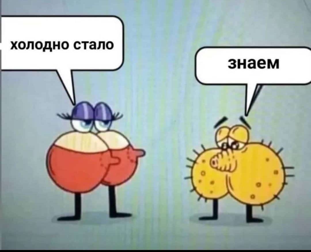 холодно стало
знаем