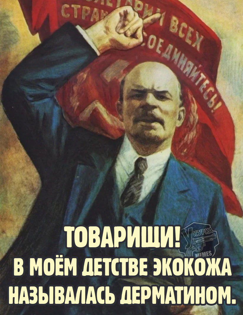 ТОВАРИЩИ! В МОЁМ ДЕТСТВЕ ЭКОКОЖА НАЗЫВАЛАСЬ ДЕРМАТИНОМ.