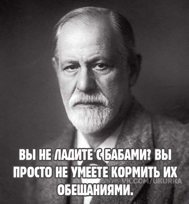 ВЫ НЕ ЛАДИТЕ С БАБАМИ? ВЫ ПРОСТО НЕ УМЕЕТЕ КОРМИТЬ ИХ ОБЕЩАНИЯМИ.