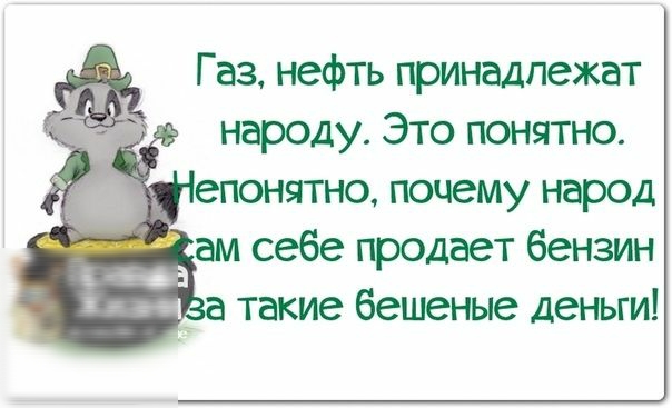 Г аз нефть принадлежат народу Это понятно епонятно почему народ ам себе продает бензин такие бешеные деньги
