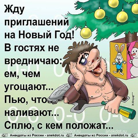 приглашений на Новый Год В гостях не вредничаю ем чем угощают наливают Сплю с кем положат АисштыизРысиичмкйпьт мшты темакао г