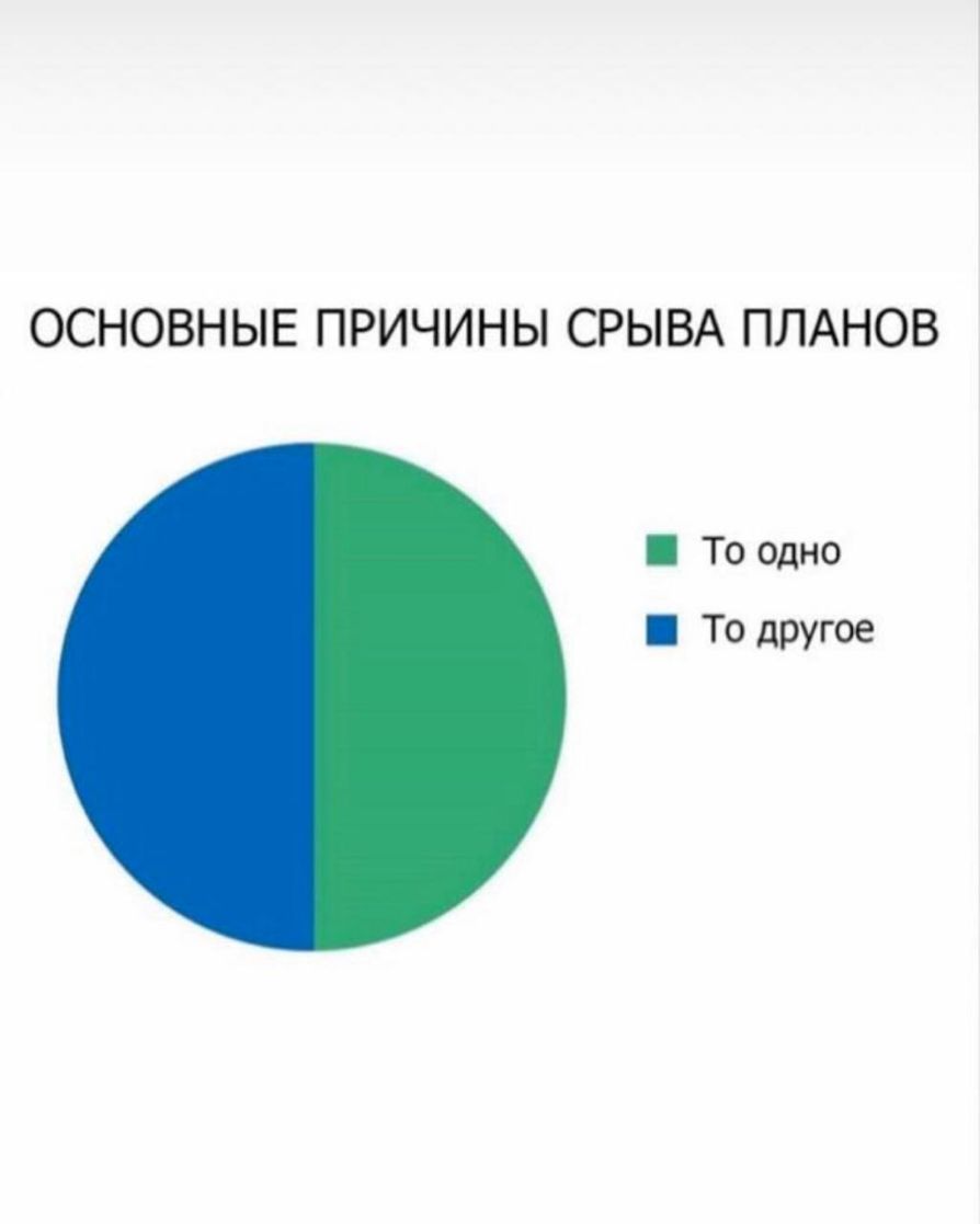 ОСНОВНЫЕ ПРИЧИНЫ СРЫВА ПЛАНОВ То одно То другое